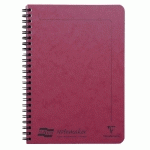 NOTEMAKER EUROPA CAHIER RELIURE INTÉGRALE A5 120 PAGES DÉTACHABLES LIGNÉ - ROUGE - LOT DE 10