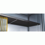 TABLETTE SUPPLÉMENTAIRE NOIRE POUR ARMOIRE À RIDEAUX GÉNÉRIC / ECO-CONÇUE CLASSIQUE ET DÉCOR L 120 CM