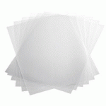 2943-19 - BOÎTE DE 100 COUVERTURES, FORMAT A4, TRANSPARENTE, EN PLASTIQUE