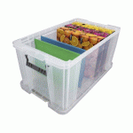 BOÎTE DE RANGEMENT PLASTIQUE 54 L WHITEFURZE ALLSTORE - INCOLORE