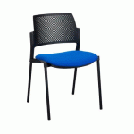 CHAISE SIMONE DOSSIER POLYPROPYLENE BLEU