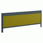 PANNEAU ÉCRAN CADRE ANTHRACITE L 140 CM POUR BUREAUX ARCH - DÉCOR VERT OLIVE