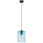 PENDANT CADAQUES DE LUMIÈRE 1 DE L'ESSENCE NOIR Ø16CM H: 110CM