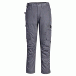 PORTWEST CD881 PANTALON DE TRAVAIL ÉCO-CONÇU WX2 STRETCH GRIS MÉTAL - TAILLE 38 - STANDARD