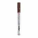 LOT DE 6 - DARWI MARQUEUR PEINTURE SUR CUIR POINTE CONIQUE FINE 2MM - CACAO