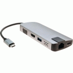 MINI DOCK USB 3.1 TYPE-C HDMI 4K-VGA-LAN-HUB +CHARGEUR USB - CUC