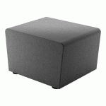 MODULE IZAKI – POUF 1 PLACE GRIS CLAIR