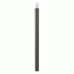 POTELET AGGLO HAUTE VIS. Ø76 MM ZINC GRIS PROCITY/BLANC 9010 - PROCITY