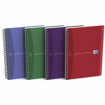 RÉPERTOIRE PLASTIFIÉ OSPIRALE A5 180 PAGES 90G LIGNÉ 7MM - OXFORD