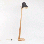ALMUT VON WILDHEIM ALMUT 1411 LAMPADAIRE COURBÉ Ø30CM LIÈGE