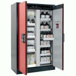 ARMOIRE SÉCURITÉ Q-CLASSIC-90 Q90.195.120.MV GRIS/ROUGE