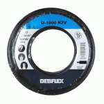 CÂBLE RIGIDE - 3 X 1,5 MM² - 10 M - NOIR - U-1000 R2V DEBFLEX