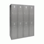 CASIER INDUSTRIEL EN INOX 4 COLONNES