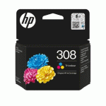 HP 308 CARTOUCHE D’ENCRE AUTHENTIQUE TROIS COULEURS - CARTOUCHE AUTHENTIQUE