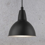 NORDLUX SUSPENSION TRUDE AVEC ABAT-JOUR EN MÉTAL, NOIRE