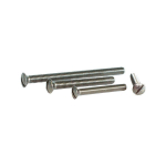 VIS À MÉTAUX TÊTE FRAISÉE BOMBÉE FENDUE - INOX A2 6X60 MM - BOÎTE DE 100