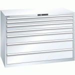 ARMOIRE BLANC PUR 1431X725X1000 AVEC 7 TIR. 200KG - LISTA