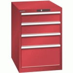 ARMOIRE ROUGE 564X725X850 AVEC 4 TIR. 75KG _ 78.525.070 - LISTA