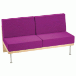 BANQUETTE 3 PLACES FAAR PVC URBAN FUCHSIA - MANUTAN COLLECTIVITÉS