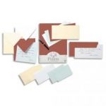 CLAIREFONTAINE PAQUET DE 25 CARTES DE VISITE POLLEN FORMAT 82X128MM COLORIS VERT BOURGEON RÉFÉRENCE 11440