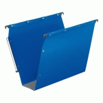 LOT DE 10 - DOSSIER SUSPENDU POUR ARMOIRES POLYPROPYLÈNE OPAQUE ULTIMATE ELBA FOND 80 MM ROUGE