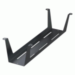 GOULOTTE PASSE-CÂBLES HORIZONTALE EXTRA OUVERTE UNIVERSELLE L 50 CM X P 9 X H 12 CM ANTHRACITE