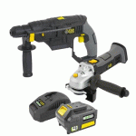 KIT MACHINES POUR GROS OEUVRE + BATTERIE 4,0 AH + CHARGEUR FARTOOLS