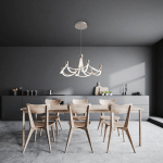 NÄVE SUSPENSION LED FESTOS, NICKEL MAT, DIMMABLE