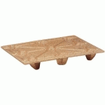 PALETTE FIBRE DE BOIS-CHARGE STATIQUE 1.05T - MANUTAN EXPERT