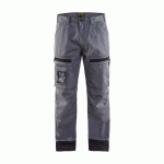 PANTALON DE TRAVAIL CHAUFFEUR GRIS CLAIR/NOIR D92 - BLAKLADER