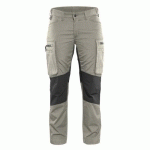 PANTALON DE TRAVAIL SERVICES STRETCH FEMME BEIGE/NOIR TAILLE 40 - BLAKLADER