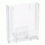 LOT DE 2 - PRÉSENTOIR MURAL 1 CASE JUSQU'AU FORMAT A5