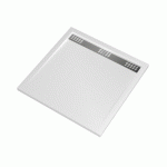 RECEVEUR DE DOUCHE EXTRA PLAT BLANC AVEC CANIVEAU - 90 X 90 CM - PURE 2 AURLANE