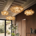 SLAMP CLIZIA MAMA NON MAMA SUSPENSION Ø78CM OR/CLAIR