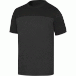 TEE-SHIRTS GENOA 2 - 100% COTON - MANCHES COURTES - GRIS/NOIR L DELTA PLUS