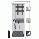 ARMOIRE PR BOUTEILLES DE GAZ G-ULTIMATE-90 G90.145.060 GRIS - ASECOS