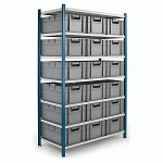 ELEMENT SUIVANT PROSPACE+ 200X97X40 CM + 21 BACS 15 L