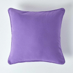 HOMESCAPES - HOUSSE DE COUSSIN UNI VIOLET, 30 X 30 CM - VIOLET