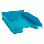 LOT DE 6 - CORBEILLE À COURRIER STANDARD EXACOMPTA BEE BLUE - TURQUOISE