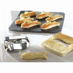 MATFER - DÉCOUPOIR POISSON TOAST INOX 75 X 30 MM - 150403