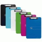 PORTE-BLOC EASY ORGA TO GO, A4, BLEU OPAQUE - LOT DE 4