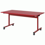 TABLE MALIBU RAB. 160X80 T5 DL STR ABS ROUGE U321/ROUGE 3020