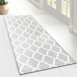 KARAT - TAPIS DE COULOIR NAVAN POLYAMIDE ANTIDÉRAPANT 80 X 100 CM - GRIS