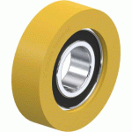 BLICKLE - GALET GUIDE Ø 70MM BANDAGE POLYURÉTHANE PU 150KG - FTH 70X20/25-15K