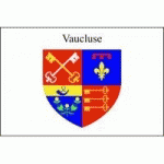 DRAPEAU VAUCLUSE : DIMENSIONS - 50 X 75 CM