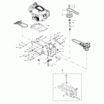 PIÈCE DÉTACHÉE POUR MOTOFAUCHEUSE MINIEFFE M502 - PIÈCE N°3 EUROSYSTEMS