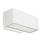 LEDS-C4 - AFRODITA - LUMIÈRE LED EXTÉRIEURE PETITE LAMPE MURALE RONDELLE BLANC IP65