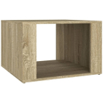 TABLE DE CHEVET CHÊNE SONOMA 57X55X36 CM BOIS D'INGÉNIERIE