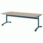 TABLE MALIBU 180X80 T3 DL STRA ABS ACACIA/BLEU 5025
