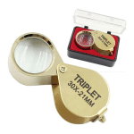 1 PC 30X LOUPE DE BIJOUTIER LOUPE PLIABLE POCHE LOUPE BIJOUX BOUCLE D'OEIL POUR BIJOUTIERS, PIERRES PRÉCIEUSES, DIAMANTS, PLANTES, (OR)